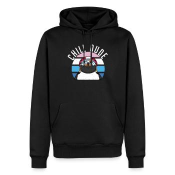 Pinguinliebhaber Pinguin Geschenke - Männer Premium Bio Hoodie - Schwarz - Vorne - Nico (187cm)