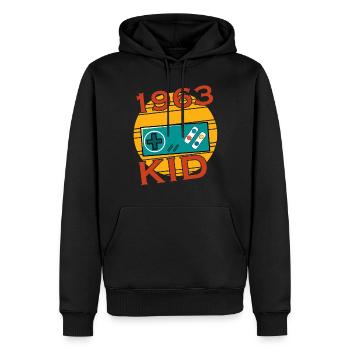 Born Gamer 1963 Born Gaming Birthday - Men’s Premium Organic Hoodie - black - Front - Nico (187cm)