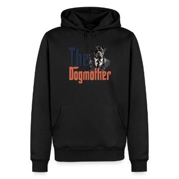 Rottweiler Chien Maman Chienne Chiens Maman Rottie - Sweat à capuche Premium bio Homme - noir - Devant - Nico (187cm)