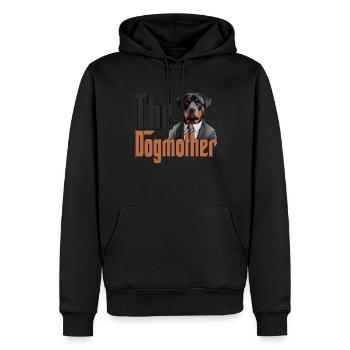 Rottweiler Chien Maman Chienne Chiens Maman Rottie - Sweat à capuche Premium bio Homme - noir - Devant - Nico (187cm)