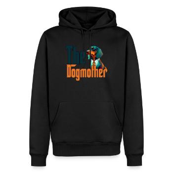 Teckel Chien Maman Chienne Chiens Maman Rottie - Sweat à capuche Premium bio Homme - noir - Devant - Nico (187cm)