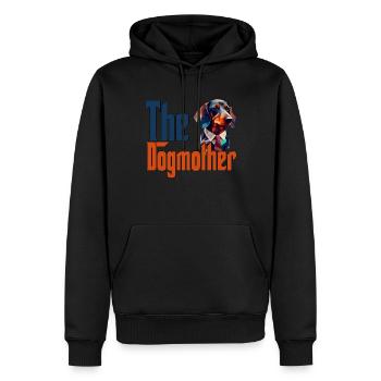 Teckel Chien Maman Chienne Chiens Maman Rottie - Sweat à capuche Premium bio Homme - noir - Devant - Nico (187cm)