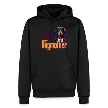 Teckel Chien Maman Chienne Chiens Maman Rottie - Sweat à capuche Premium bio Homme - noir - Devant - Nico (187cm)