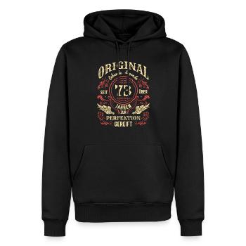 Original Lebende Legende Seit Über 53 Jahren - Männer Premium Bio Hoodie - Schwarz - Vorne - Nico (187cm)