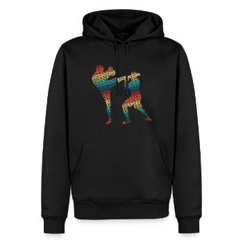 Kickboxing - Männer Premium Bio Hoodie - Schwarz - Vorne - Nico (187cm)