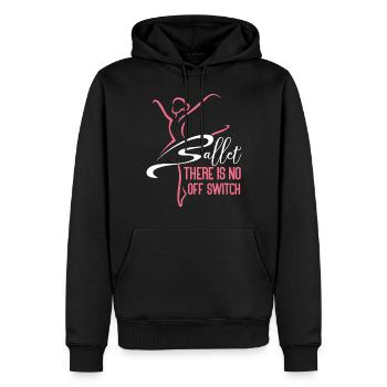 Ballet Dancer Dance Girl Ballerina - Männer Premium Bio Hoodie - Schwarz - Vorne - Nico (187cm)