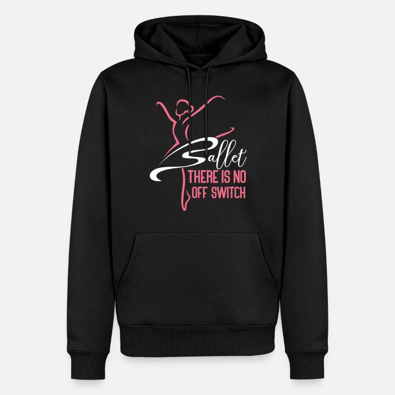 Ballet Danseuse Danse Ballerine - Sweat à capuche Premium bio Homme - noir