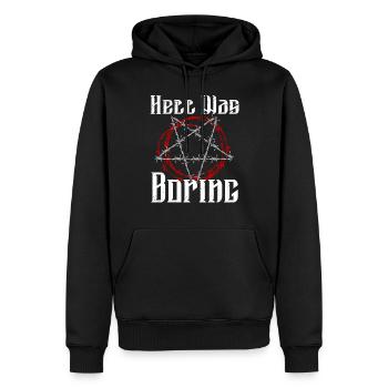 Satan Beelzebub Teufel Gothic Pentagram Mystisch - Männer Premium Bio Hoodie - Schwarz - Vorne - Nico (187cm)