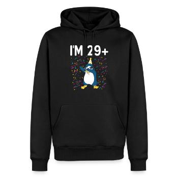 Pinguinliebhaber Pinguin Geschenke - Männer Premium Bio Hoodie - Schwarz - Vorne - Nico (187cm)