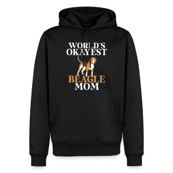 Beagle Geschenk Beagle Besitzer - Männer Premium Bio Hoodie - Schwarz - Vorne - Nico (187cm)