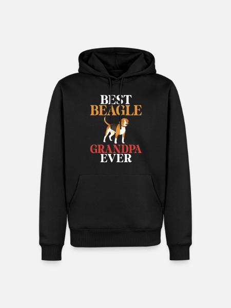 Beagle Gift Beagle Owner - Men’s Premium Organic Hoodie - black