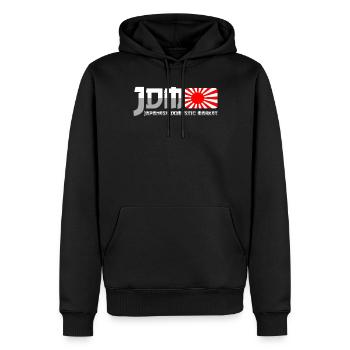 JDM Motorsport Auto Tuning Automobile - Sweat à capuche Premium bio Homme - noir - Devant - Nico (187cm)