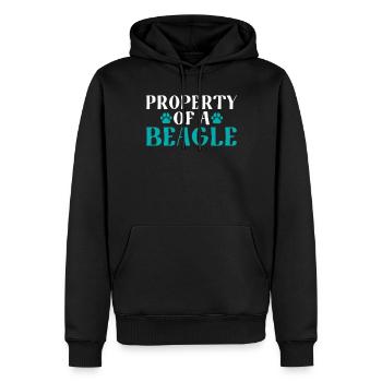 Beagle Geschenk Beagle Besitzer - Männer Premium Bio Hoodie - Schwarz - Vorne - Nico (187cm)
