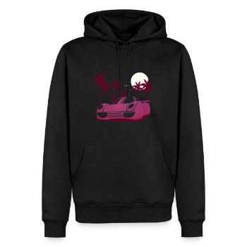 Autorennen - Rennwagen - Sportwagen - Männer Premium Bio Hoodie - Schwarz - Vorne - Nico (187cm)