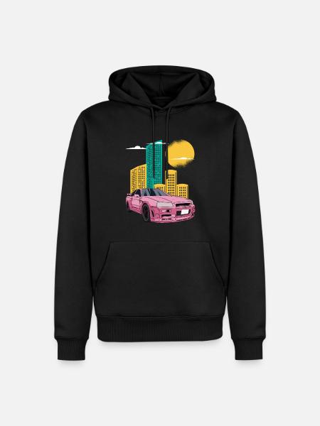 Car Sports Car - Men’s Premium Organic Hoodie - black