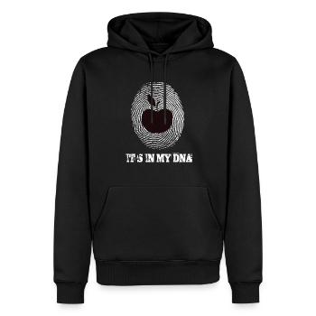 Apple est dans mon ADN - Sweat à capuche Premium bio Homme - noir - Devant - Nico (187cm)