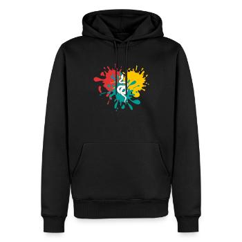 Snake - Men’s Premium Organic Hoodie - black - Front - Nico (187cm)
