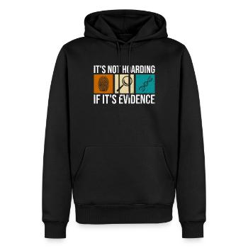 Crime Labe Design Für Forensische Analysten - Sweat à capuche Premium bio Homme - noir - Devant - Nico (187cm)