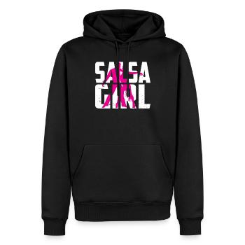 Salsa Mädchen Mama Tanzen Hobby Tänzer Tanz - Männer Premium Bio Hoodie - Schwarz - Vorne - Nico (187cm)