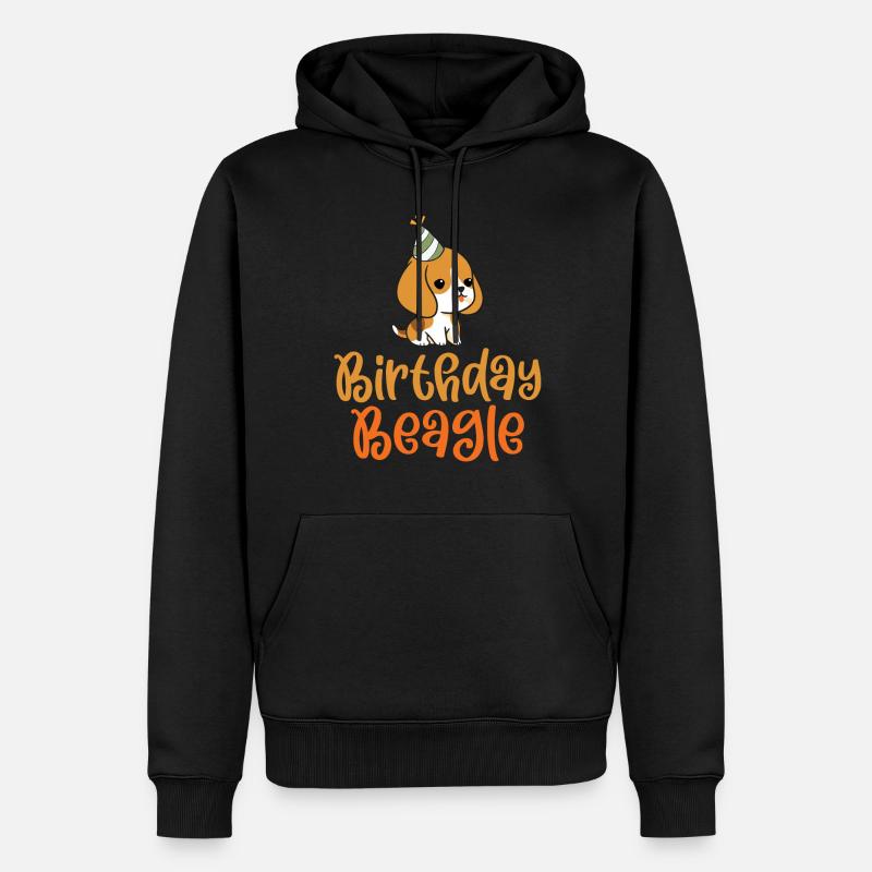 Cadeau Beagle Propriétaire de Beagle - Sweat à capuche Premium bio Homme - noir