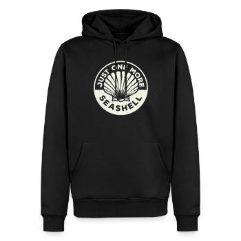 Une seule moule collectrice de moules - Sweat à capuche Premium bio Homme - noir - Devant - Nico (187cm)