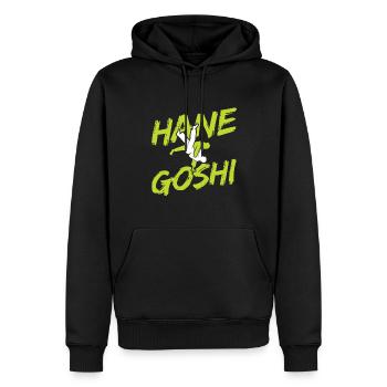 Japanischer Kampfsport Judo - Männer Premium Bio Hoodie - Schwarz - Vorne - Nico (187cm)