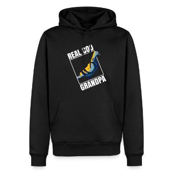 Taubenzüchter Opa Und Tauben-brieftaubenexperte - Männer Premium Bio Hoodie - Schwarz - Vorne - Nico (187cm)
