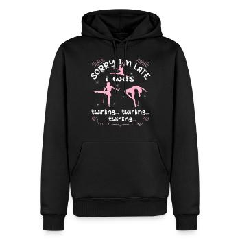 Gymnastik Tanz Baton Wirbeln Turnen - Männer Premium Bio Hoodie - Schwarz - Vorne - Nico (187cm)