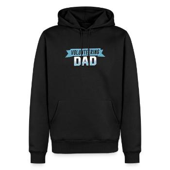Ehrenamtlicher Vater Freiwilliger Freiwillig Beruf - Männer Premium Bio Hoodie - Schwarz - Vorne - Nico (187cm)
