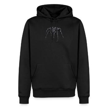 Vogelspinne I Tarantula Terrarium Motiv für - Männer Premium Bio Hoodie - Schwarz - Vorne - Nico (187cm)