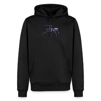 Vogelspinne I Tarantula Terrarium Motiv für - Männer Premium Bio Hoodie - Schwarz - Vorne - Nico (187cm)