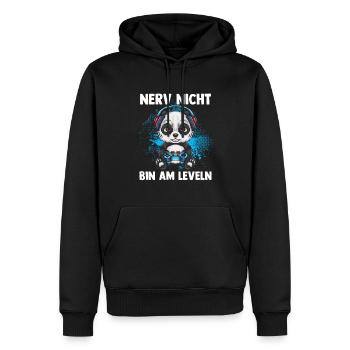 Zocker Geschenk Junge Gamer Controller Zocken - Männer Premium Bio Hoodie - Schwarz - Vorne - Nico (187cm)