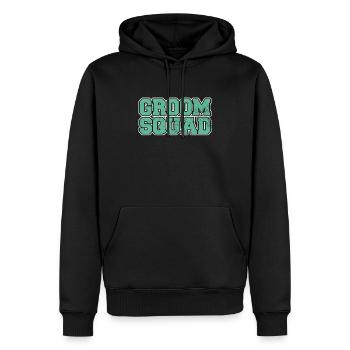 Bräutigam groom JGA - Männer Premium Bio Hoodie - Schwarz - Vorne - Nico (187cm)