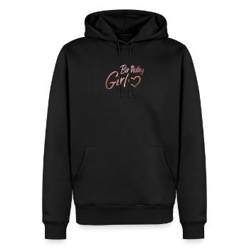 Fête d’anniversaire pour les filles, mignonne - Sweat à capuche Premium bio Homme - noir - Devant - Nico (187cm)