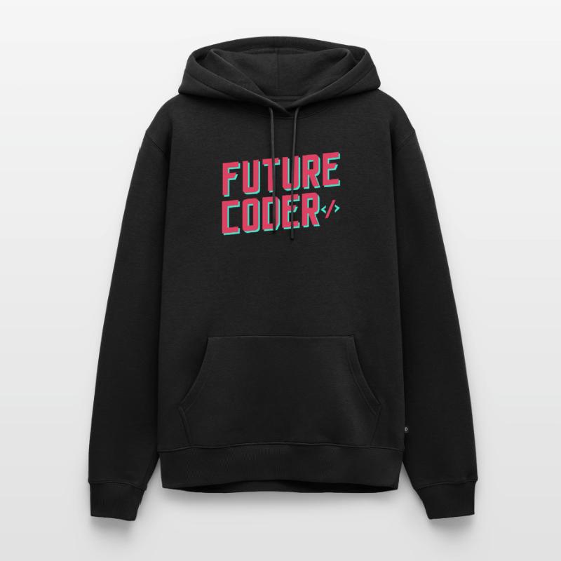 Future Coder Coding Code Programmer Men’s Premium Organic Hoodie