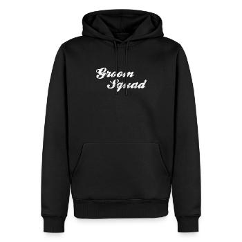 Bräutigam groom JGA - Männer Premium Bio Hoodie - Schwarz - Vorne - Nico (187cm)