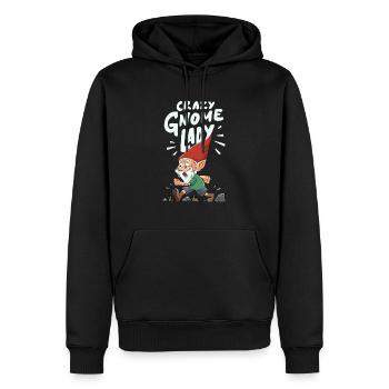 Gartenzwerg - Männer Premium Bio Hoodie - Schwarz - Vorne - Nico (187cm)