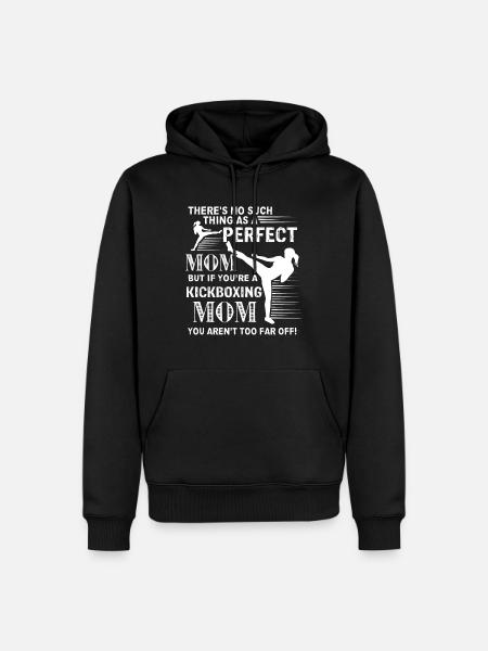 Kickboxing Kickboxing Mom - Men’s Premium Organic Hoodie - black