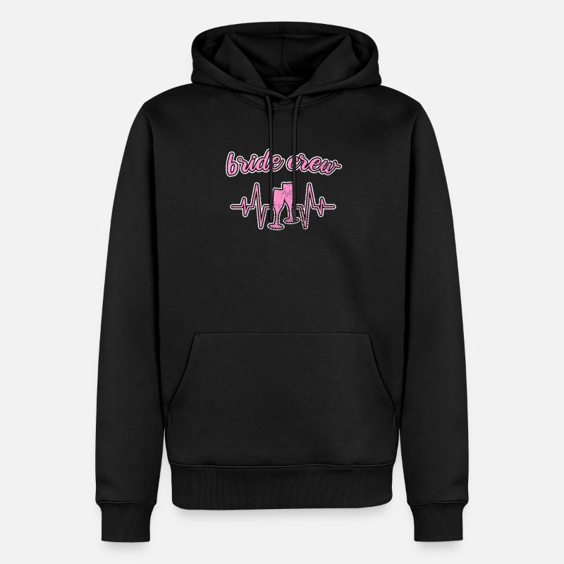 Équipage de la mariée - Sweat à capuche Premium bio Homme - noir