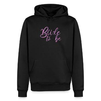 Braut Hochzeit Party - Männer Premium Bio Hoodie - Schwarz - Vorne - Nico (187cm)