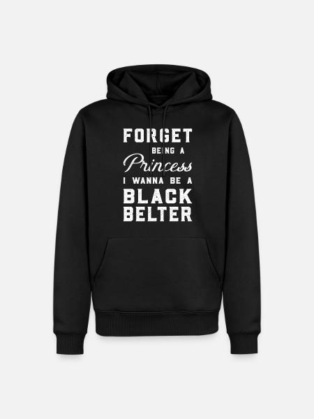Karate fighter - Männer Premium Bio Hoodie - Schwarz