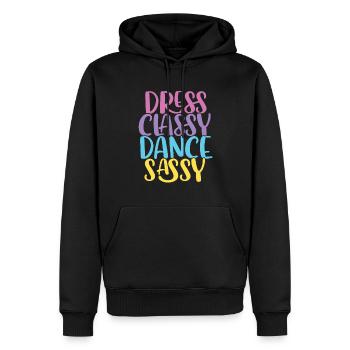 Breakdancing Tanzen für Tänzer - Männer Premium Bio Hoodie - Schwarz - Vorne - Nico (187cm)