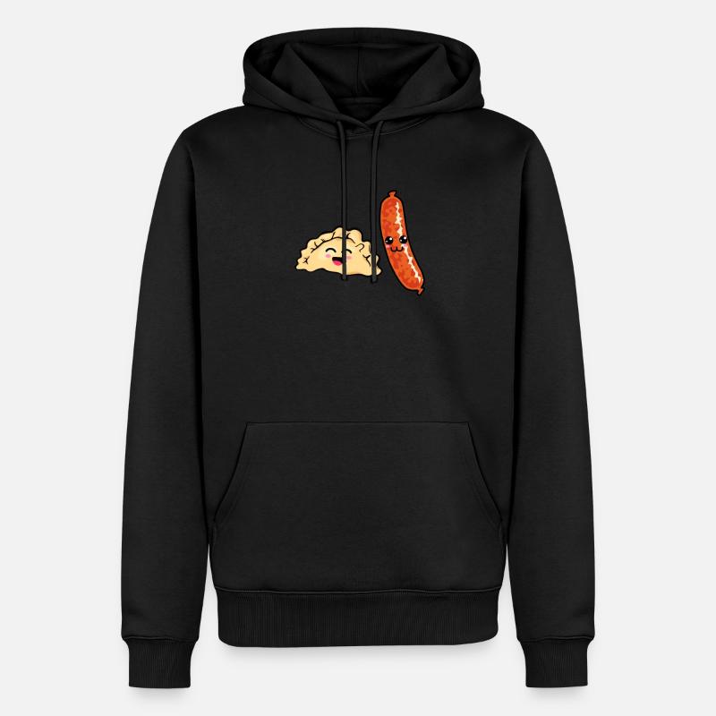 Pierogi Kielbasa - Sweat à capuche Premium bio Homme - noir
