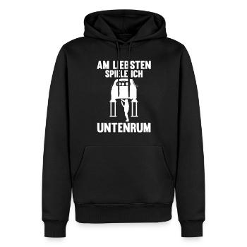 Auto Mechaniker KFZ Mechatroniker Tuner Schrauber - Männer Premium Bio Hoodie - Schwarz - Vorne - Nico (187cm)