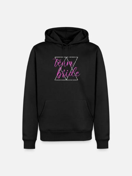 team bride Team Bride - Men’s Premium Organic Hoodie - black