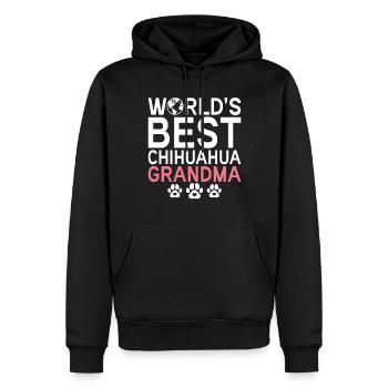 Chihuahua Geschenke Chihuahua Besitzer - Männer Premium Bio Hoodie - Schwarz - Vorne - Nico (187cm)