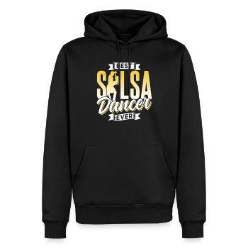 Bester Salsa Tänzer Aller Zeiten Tanzen Tanz Hobby - Männer Premium Bio Hoodie - Schwarz - Vorne - Nico (187cm)