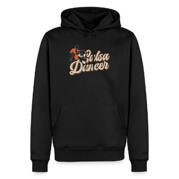 Salsa Tänzer Hobby Tanz Tanzen - Männer Premium Bio Hoodie - Schwarz - Vorne - Nico (187cm)