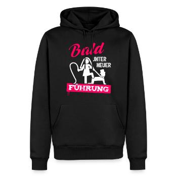 Junggesellenabschied Bräutigam T-Shirt JGA Männer - Männer Premium Bio Hoodie - Schwarz - Vorne - Nico (187cm)