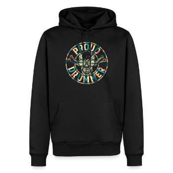 Proud Drummer - Drum Player Drum Musician Proud Dr - Männer Premium Bio Hoodie - Schwarz - Vorne - Nico (187cm)